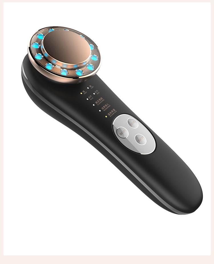 彩光导入仪脸部美容仪家用导出面部排毒仪离子温热洁面仪